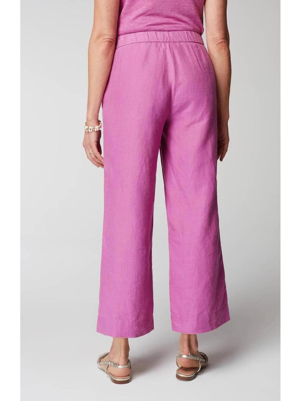 J.Jill Easy Linen Wide-Leg Crops - Picture 4 of 8